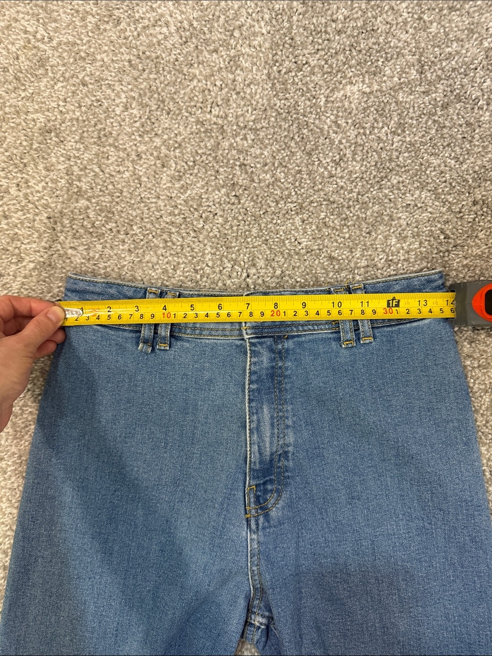 BIMBA Y LOLA High Waisted Wide Leg Jeans Medium Wash Size EU 38 US 6 - Picture 5 of 7